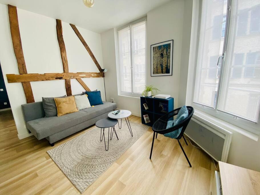 Les Beaux Arts, Appartement Au Coeur De Rouen Esterno foto